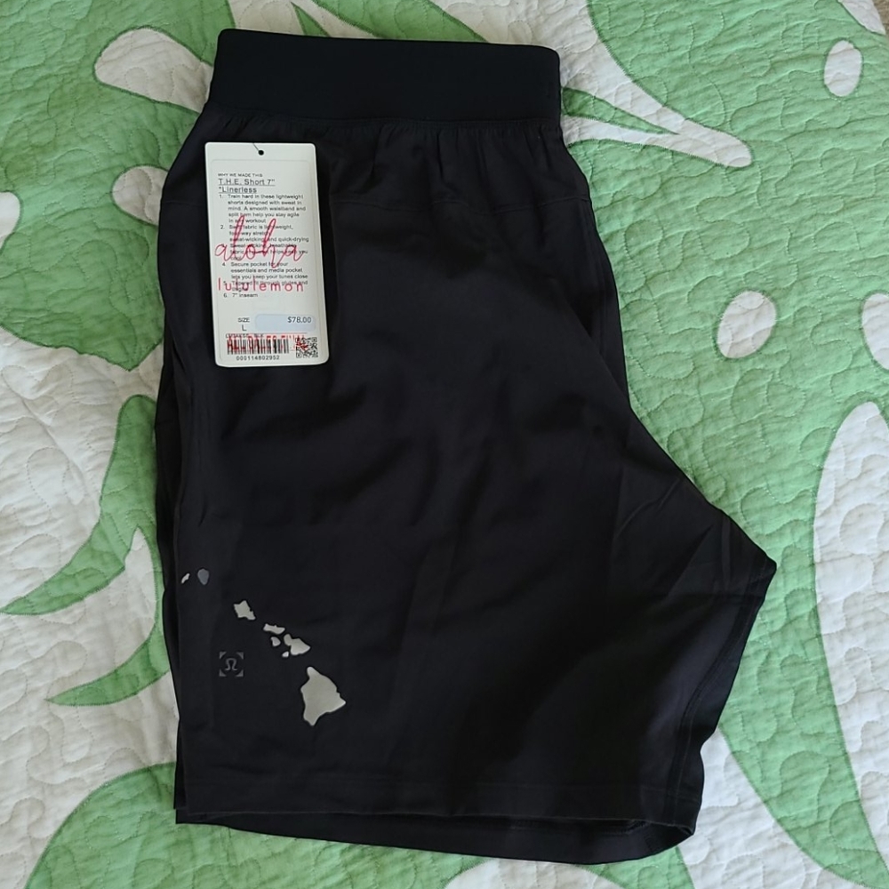 Lululemon Hawaii T.H.E Short 7" *Linerless